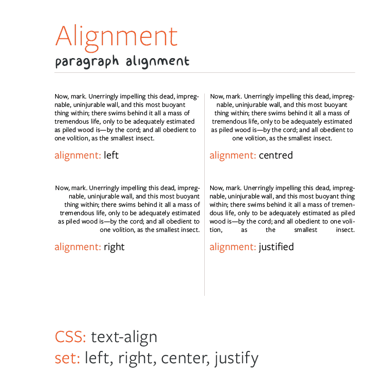 Web Typography - Typesetting Alignment