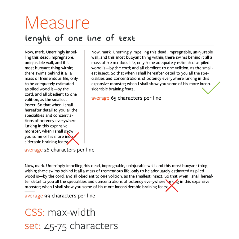 Web Typography - Typesetting Measure