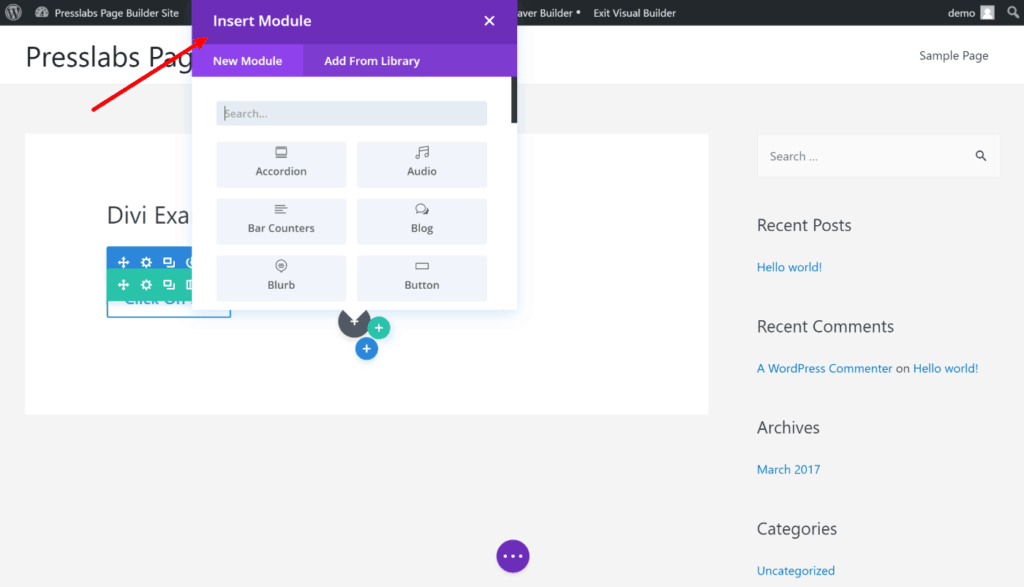 Divi modules